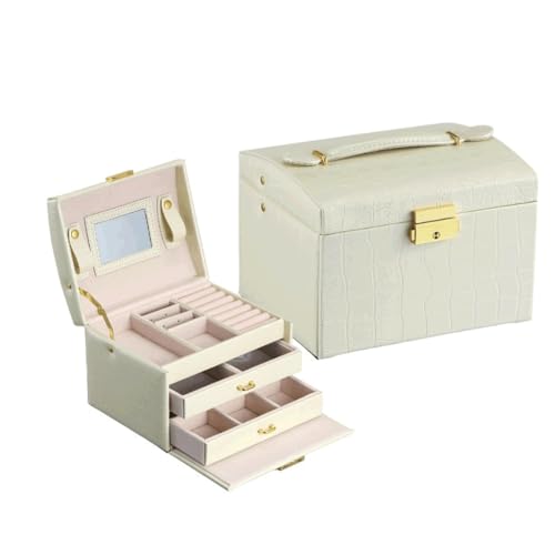 Boîte à bijoux 3 couches cadeau idéal pour ranger ses colliers