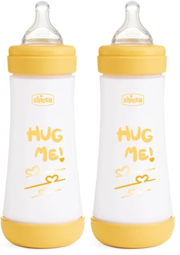 Imagen de Chicco Perfect 5 Biberones Anticólicos con Tetina de Silicona de Flujo Rápido para Bebés 4 Meses
