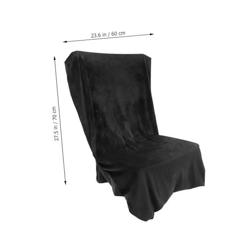 Funda de silla de terciopelo elástica protectora para comedor moderno 7