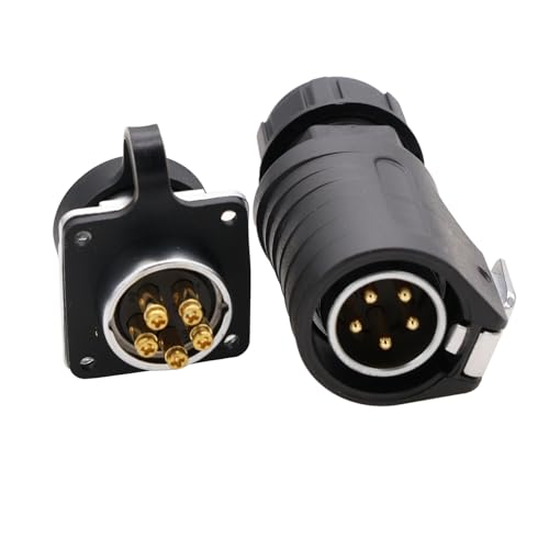 Connecteur étanche 5 broches LP20 haute tension 30A robuste HangTon