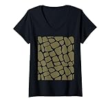 Photo Gallery donna giraffa animal print - verde oliva giraffe pattern maglietta con collo a v Photo Gallery donna giraffa animal print - verde oliva giraffe pattern maglietta con collo a v