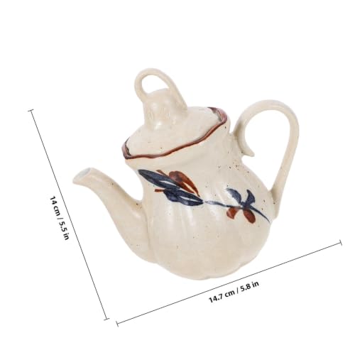 Recipiente de cerámica para salsa de soja estilo japonés vintage y aceitera de 200ml 3