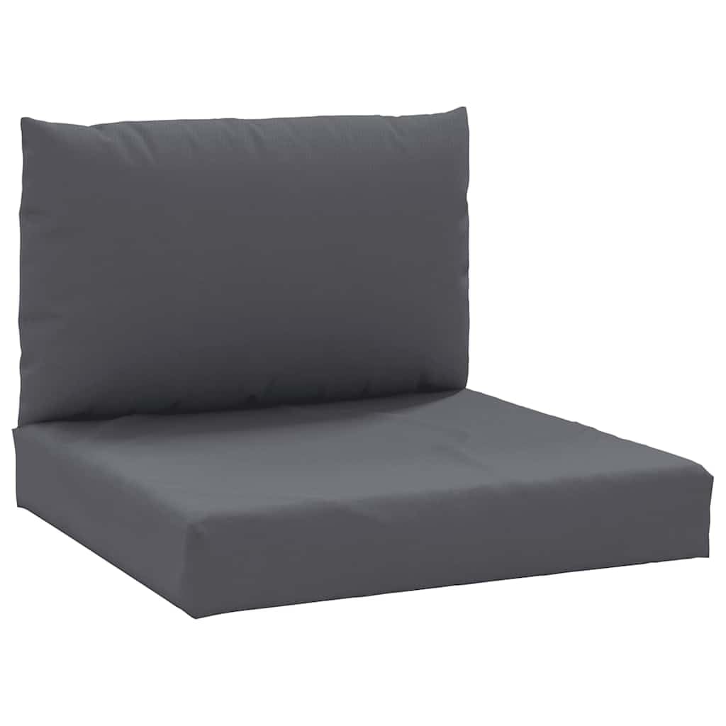 vidaXL Palettenkissen 2-TLG. Anthrazit Oxford-Gewebe