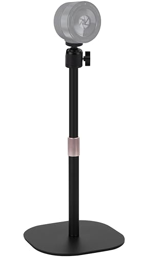Soporte de cámara web resistente, soporte de trípode para cámara web de escritorio de 18 pulgadas compatible con cámaras web Razer Kiyo Pro Ultra 4K, Kiyo Pro, Kiyo X, Kiyo 1080p