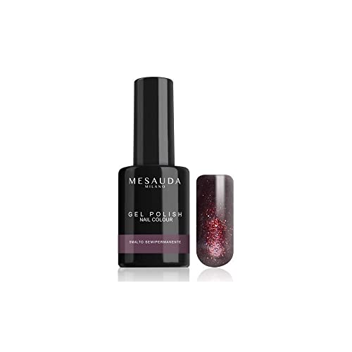 Smalto Semipermanente GEL POLISH NAIL COLOUR 90 Borgogna 10ml Mesauda