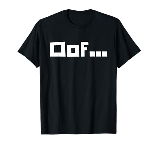 Oof Funny Gaming Kids Cute Gamer Apparel for Boys & Girls Maglietta