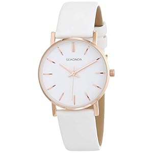 Sekonda Womens Analogue Classic Quartz Watch with Leather Strap