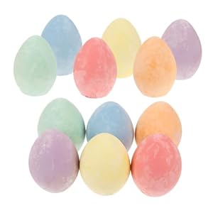 Gadpiparty 12 Stück Eiförmige Zeichenkreide Pastellfarben