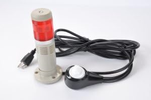 Presair Trol by Senasys Air Pressure Sensor, Monitor with Audio Alarm and Red Stack Light, Adjustable Range of 50-100PSI, Part Number PAK-S190R-RLA