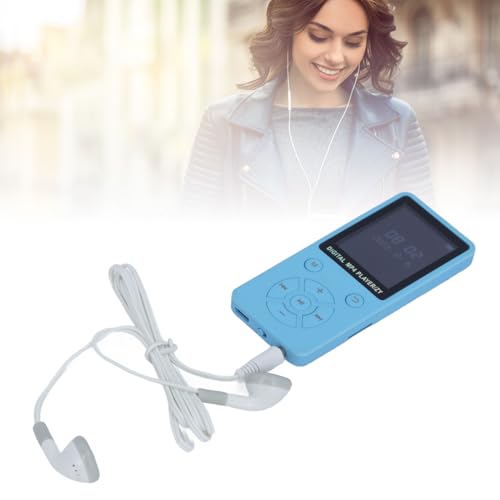 Bonbela Reproductor de Música MP4 de 64 GB Reproductor MP3 MP4 con Bluetooth 5.0 Pantalla de 1,8 Pulgadas Reproductor de Música HiFi Portátil con Altavoz Vídeo FM Libro (Azul) - imagen 8