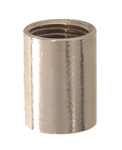 Image of B&P Lamp Brass Coupling, 1 /8F, Nickel Plated