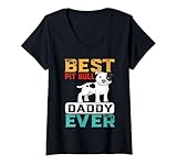 Photo Gallery donna best pit bull daddy ever for dad funny dogs lovers maglietta con collo a v Photo Gallery donna best pit bull daddy ever for dad funny dogs lovers maglietta con collo a v