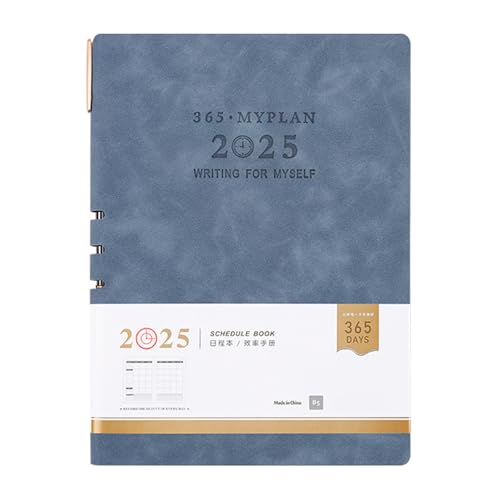 Agenda académique 2025 en cuir pour organiser vos journées de bureau