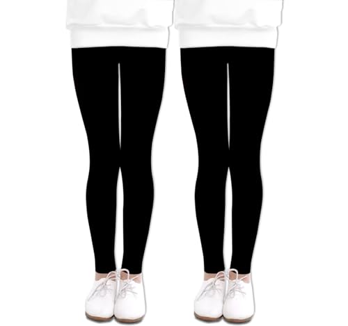 Image of LUOUSE Girls' Leggings Full Length Comfy Pants Trousers 4-13 Years