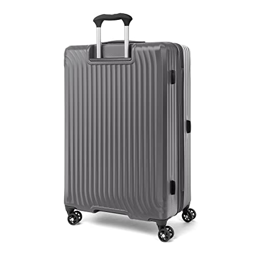 Travelpro Maxlite Air Hardside Expandable Checked Luggage, 8 Spinner Wheels, Lightweight Hard Shell Polycarbonate Suitcase, Shadow Grey, Checked Large 28-Inch3