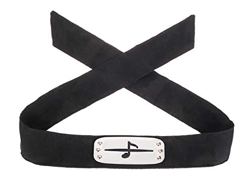 CoolChange Bandeau pour la tête de Naruto pour Costume Akatsuki avec écusson Anti Otogakure de métal de Orochimaru