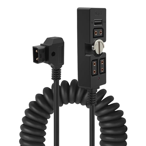 Répartiteur D-Tap Hub mâle 3 ports femelle pour batteries haut de gamme V-Mount et Gold Mount