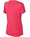 Joe's USA Women's Short Sleeve Moisture Wicking Athletic Shirt-Hot Coral-M