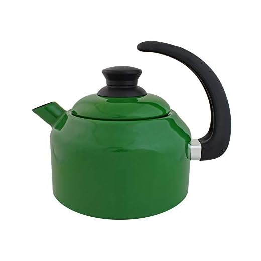 Chaleira 14 Esmaltada Verde - 1500 ml - Ewel