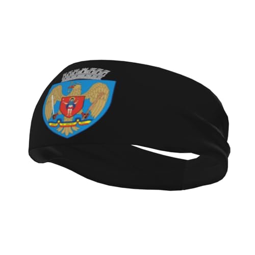 Bucharest Coat of Arms Sports Sweatband for Running Yoga Gym