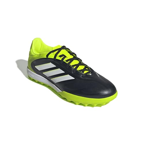 Adidas Unisex - Adulto Copa Pure Iii League Turf Football Boots, Core Black/Cloud White/Lucid Lemon, 46 Eu - 3