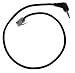 Headset Buddy Male 2.5mm to Male RJ9 / RJ10 Sub-Mini Audio Adapter Cable for Amplifier or Wireless Receiver Base Station (25M-RJ9M)