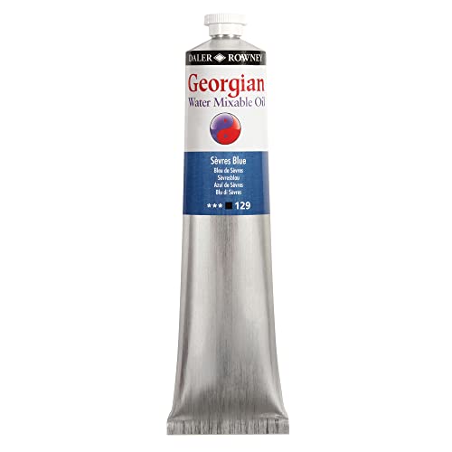 Image of Daler-Rowney Georgian Water Mixable Oil Paint, Aluminium Tube, 6.76oz - 200 ml, Primary Magenta