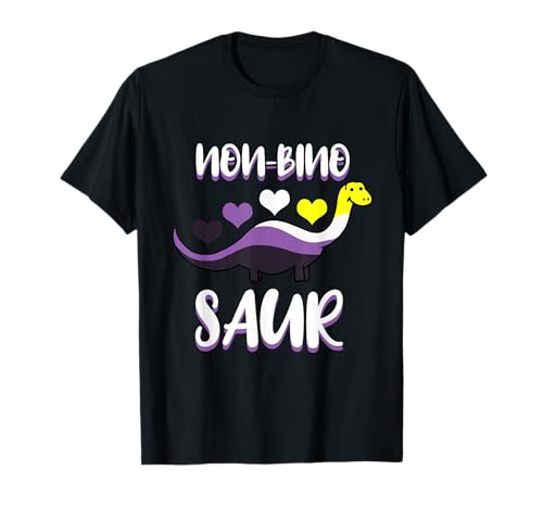 Non-Bino-Saur Nonbinary Pride T-Shirt