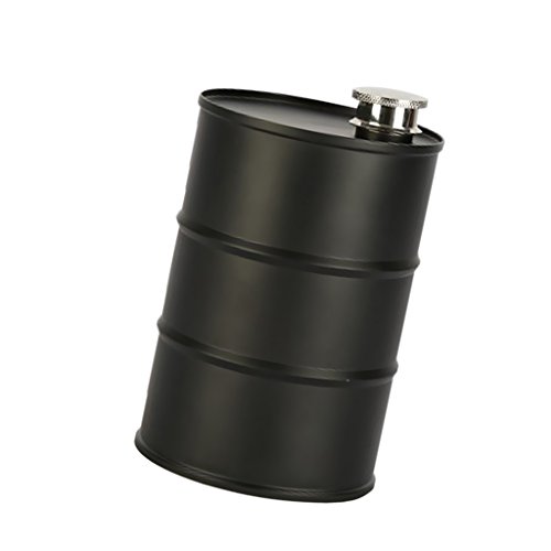 joyMerit 20oz Round Hip Flask - 600ml Stainless Steel Men Flasks for Liquor