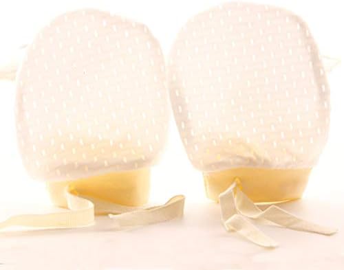 Cute Boys Girls Cotton No Scratch Gloves Drawstring Adjustable Mittens for Baby Infants - Image 8