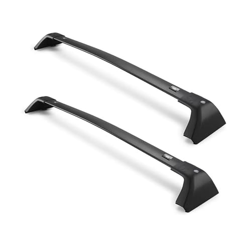 Barres de toit transversales pour Toyota Highlander 2020-2025 porte-bagages noir