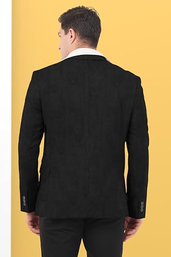 Image of SaintX Men's Premium Formal Blazer || Stretchable Triple Blend Fabric || Slim Fit || Fully Lined || Versatile Stylish Coat for Men || Professional Jacket || All Purpose
