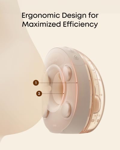 Image of eufy Security Wearable Breast Pump S2 Pro, 24mm Flange (2-Pack) | Pump Replacement Parts: Food-Grade Silicone supports HeatFlow2.0 Tech for a Durable, Ergonomic & Comfortable Fit.