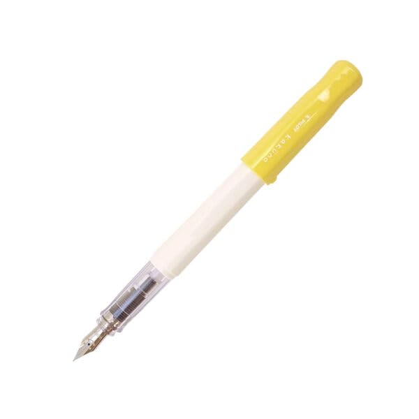 Image of Pilot Kakuno Soft Yellow Fountain Pen - Extra Fine Nib