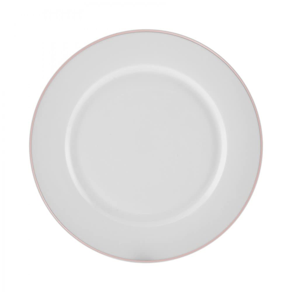 Karaca Rebeca zestaw naczyń porcelanowych w kolorze różowego złota, 24 części, jedyne w swoim rodzaju wzornictwo, okrągły, serwis łączony, naczynia porcelanowe, naczynia codzienne i specjalne