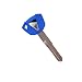 Imagen de YANGZHUANGBAN Llave en blanco de hoja sin cortar para motocicleta Kawasaki Ninja ZX6R ZX10R ZZR400 Z750 Z800 Z1000 VERSYS ER6N ER6F ER6R