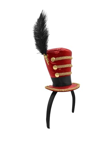 image for Nicky Bigs Novelties Adult Ringmaster Hat Headband Circus Carnival Rin