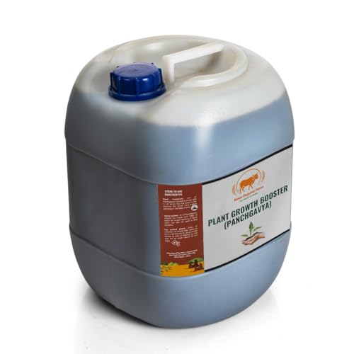 Image of Plant Growth Booster (Panchgavya) - 100% Organic Fertilizer for Healthy Growth - Natural Plant Fertilizer for All Plants - Eco-friendly and Non-Toxic (20LTR)