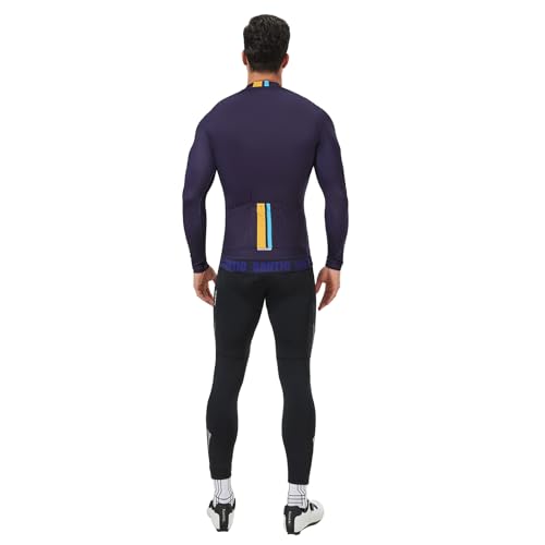 Maillot de ciclismo con elementos reflectantes y cremallera completa Santic 7