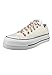 Converse Chuck Taylor CTAS Lift Ox Canvas, Zapatillas para Mujer, Blanco (White/Black/White...