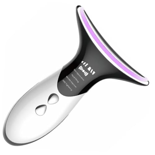 SAFIGLE 1 Pieza aparatos para el cuidado del cuello masajeador anti arrugas dispositivo para el cuidado del cuello dispositivo de eliminación de arrugas AbS blanco
