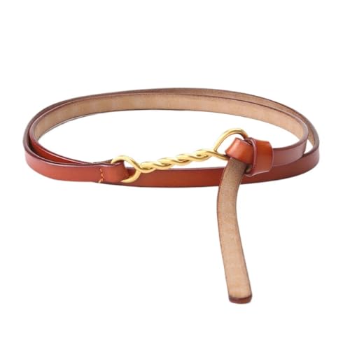 Women's Leather Belt Jeans Belt Without Holes Casual Women's Small Belts