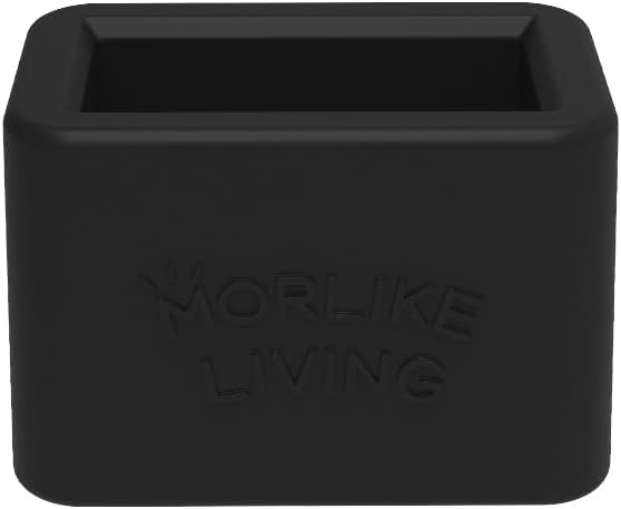 Morlike Silicone Buckle Holder Booster (Black, 1 Pack)