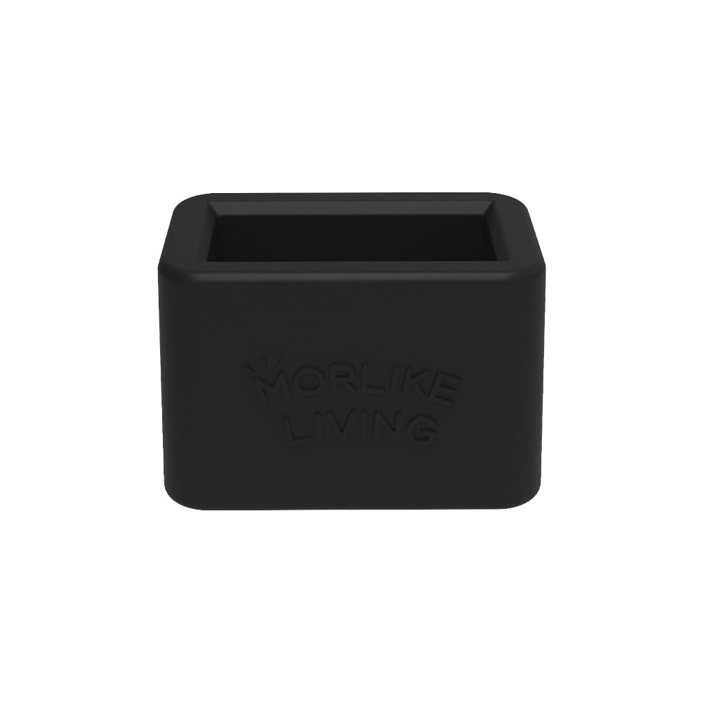 Morlike Silicone Buckle Holder Booster (Black, 1 Pack)