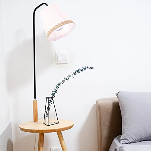 Uonlytech Lamp Shades Cloth Lamp Shades, Faux Silk Pleated Lamp Shade Bouffant Cloth Lampshade E14 Lamp Cover For Table Lamp Floor Pendant Light 5. 50X4. 32X5. 89In Small Lamp Shades #TOP1