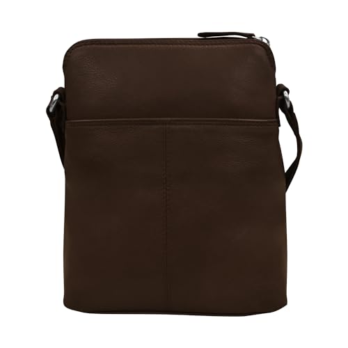 Image of ili New York Genuine Leather Crossbody Bags for Women - Premium RFID Blocking Shoulder Bag Organizer with Adjustable Strap