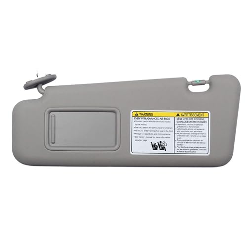 Dasbecan Front Left Driver Side Sun Visor with Light Compatible