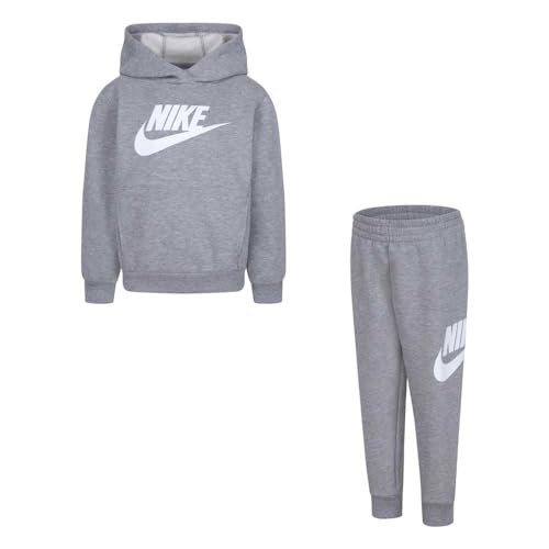 Nike Combinaison enfant Club Fleece Gris Taille 4-5 A Code 86L135-042, gris/blanc, 4-5 ans