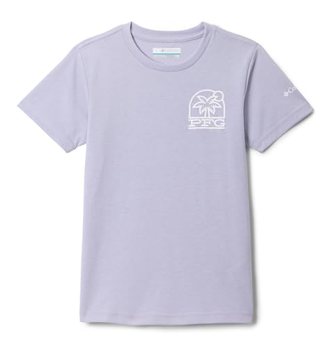 Image of Columbia Girls' PFG Palm Waves Short Sleeve Tee