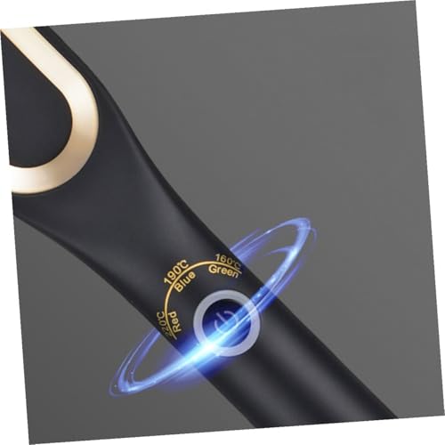 Cepillo eléctrico para alisar pelo y barba portátil oro miniatura 6